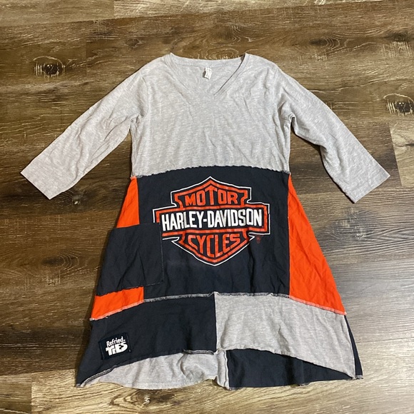 Refried Tees Harley Davidson Dress - Picture 1 of 9